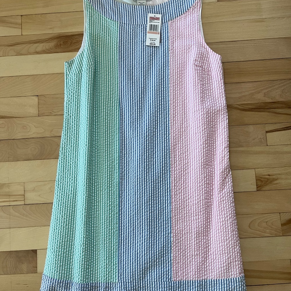 Vineyard Vines Pastel Striped Dress